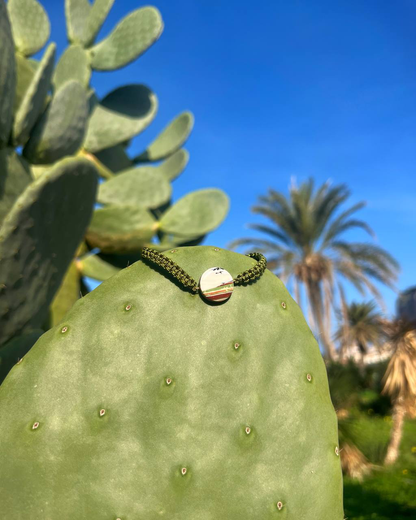 bracciale terra cordoncino Verde G