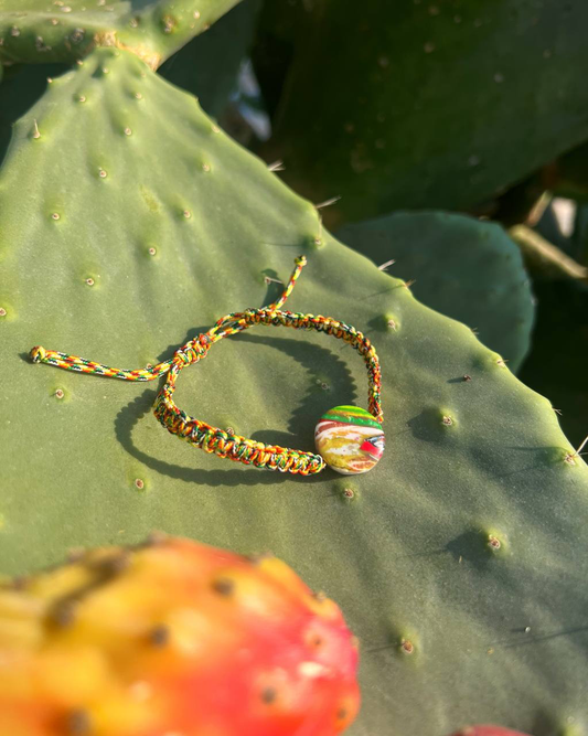 bracciale terra cordoncino Multicolor M