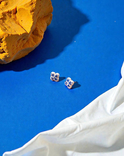 Orecchini al lobo LOVE PALERMO blu