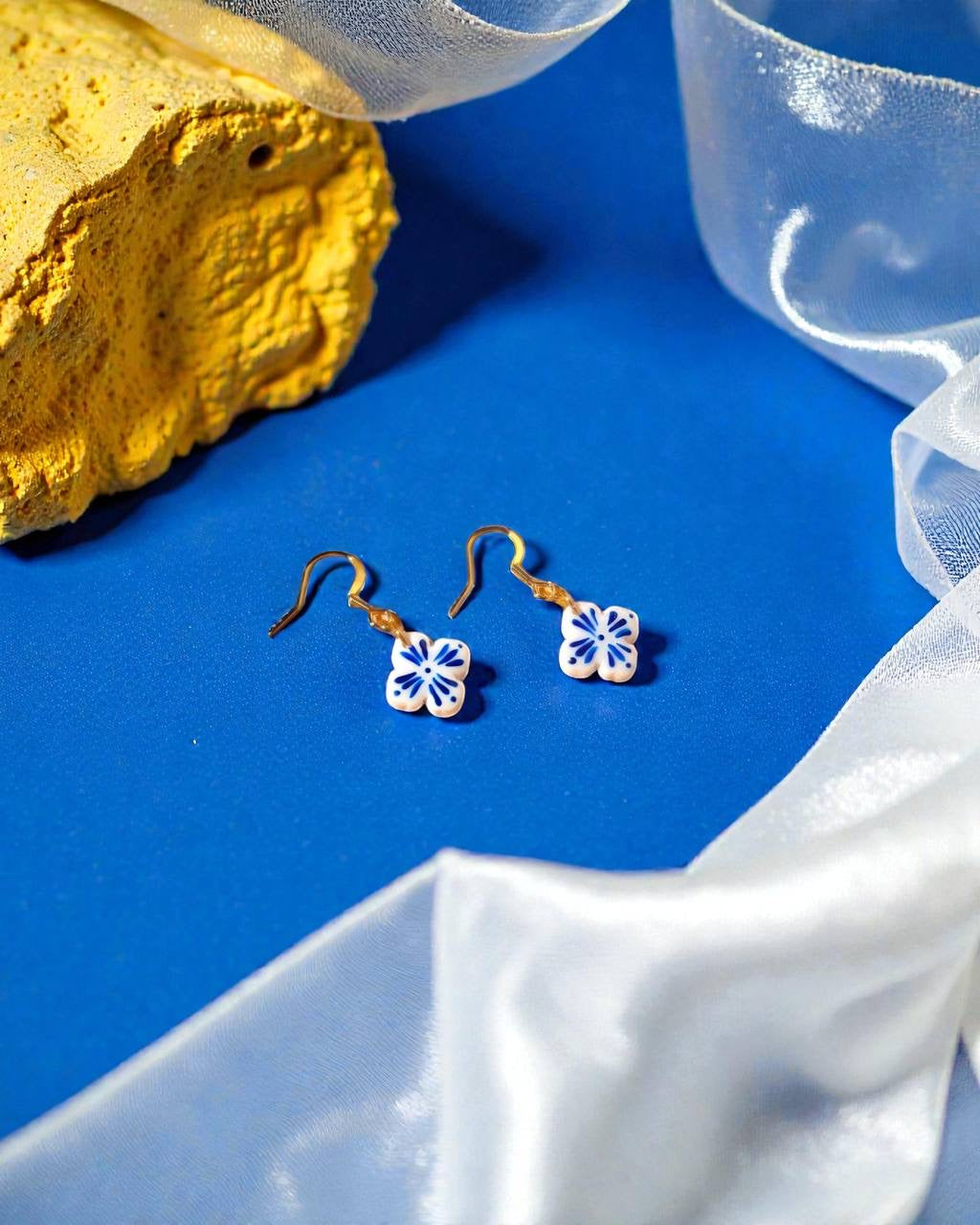 Orecchini pendenti LOVE PALERMO blu