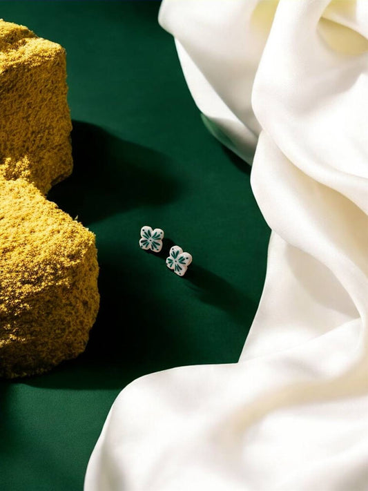 Orecchini al lobo LOVE PALERMO verde