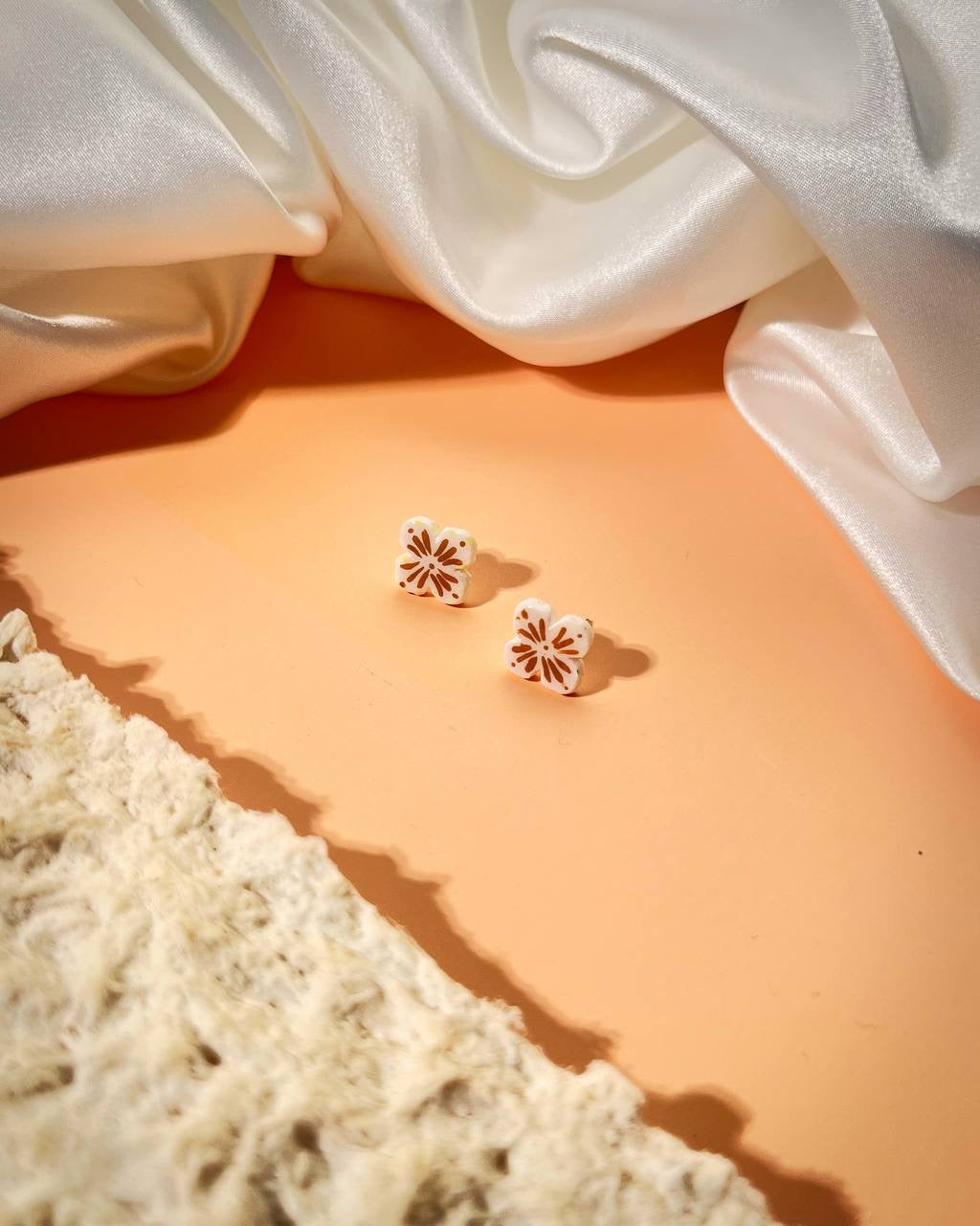 Orecchini al lobo LOVE PALERMO mocha