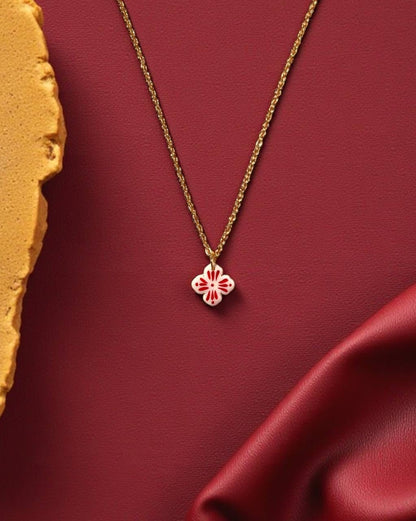 Collana LOVE PALERMO bordeaux