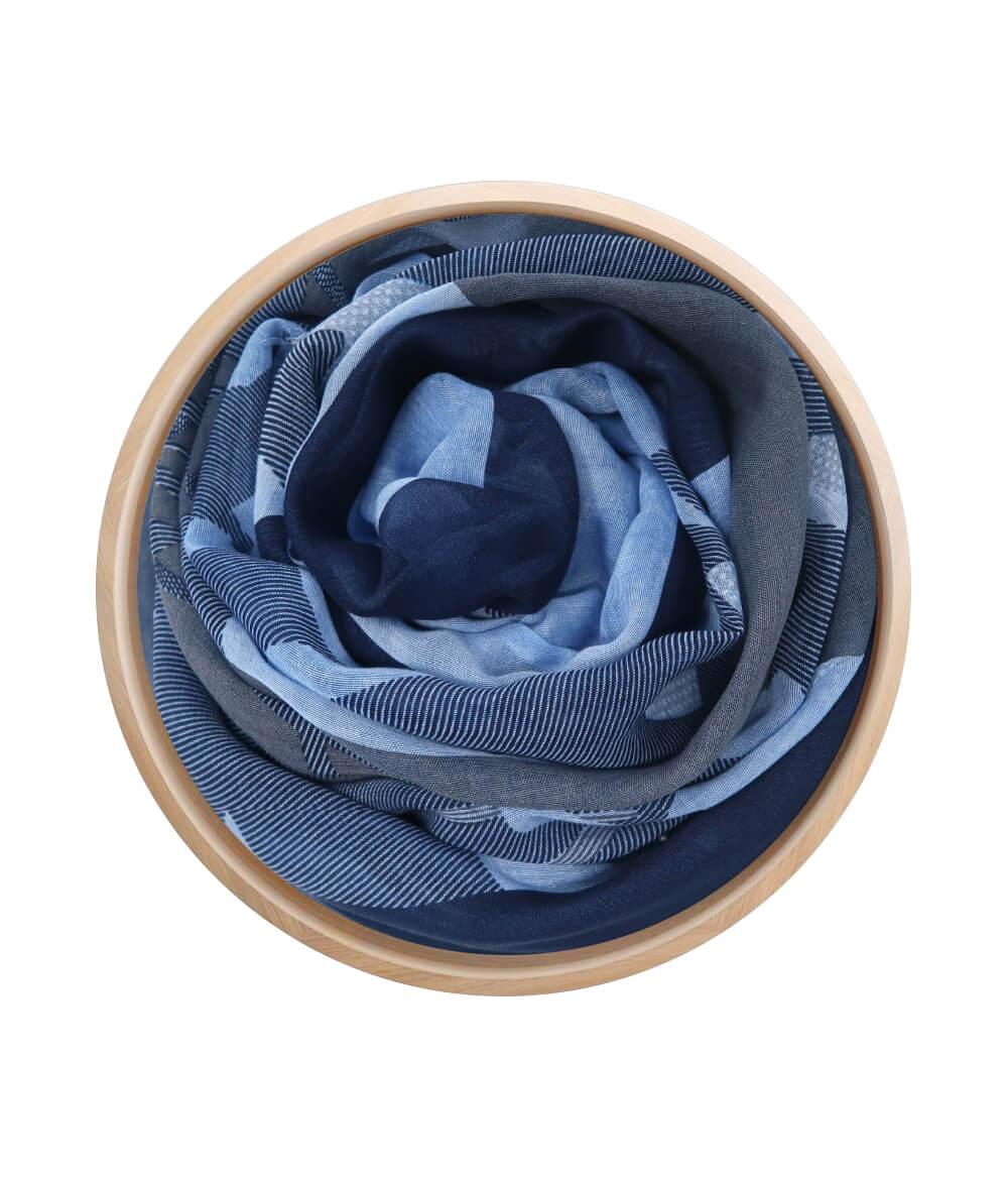 Foulard in Bambù KLEE azzurro