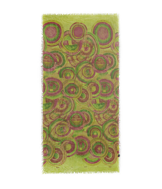 Foulard in Bambù KANDINSKY verde