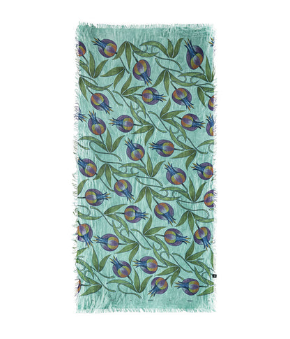Foulard in Bambù MUCHA verde acqua