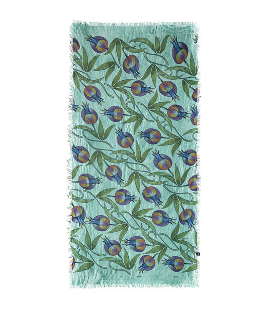 Foulard in Bambù MUCHA verde acqua