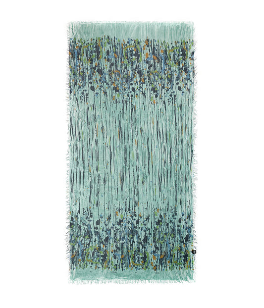 Foulard in Bambù POLLOCK azzurro