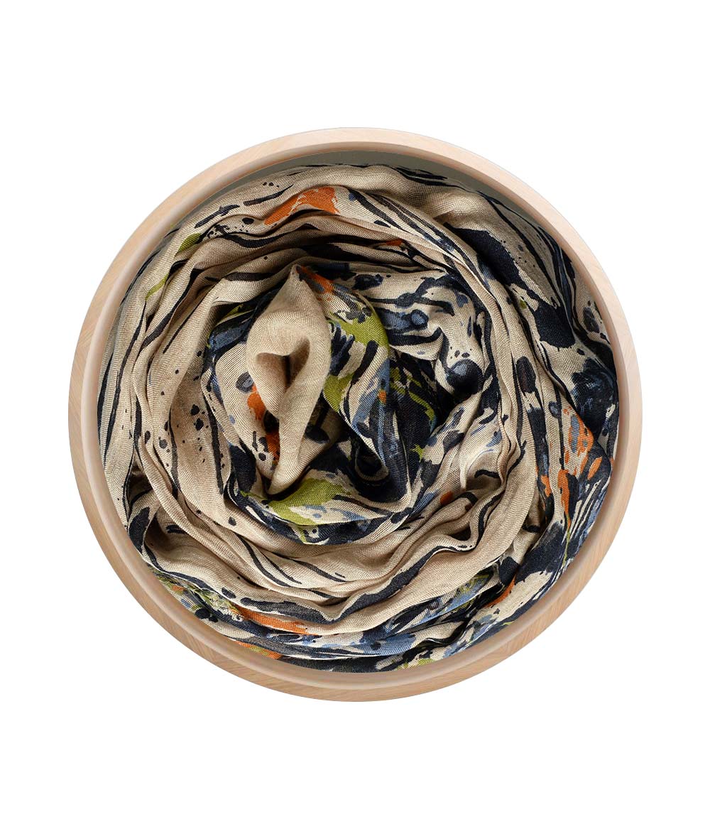 Foulard in Bambù POLLOCK Beige