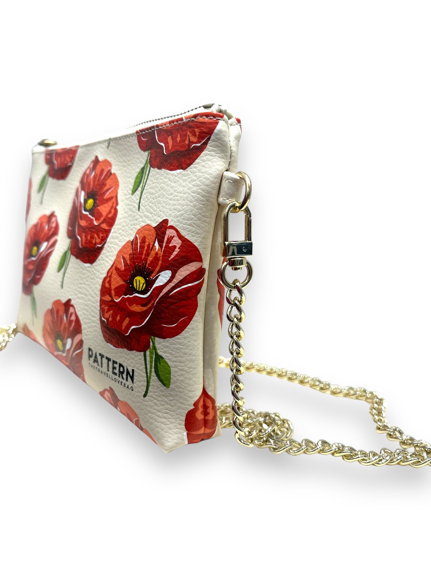 Bag con Tracolla Dorata ON THE ROAD AVORIO