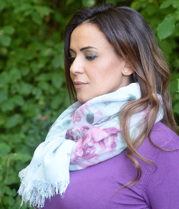 Foulard in Bambù REMBRANDT grigio chiaro