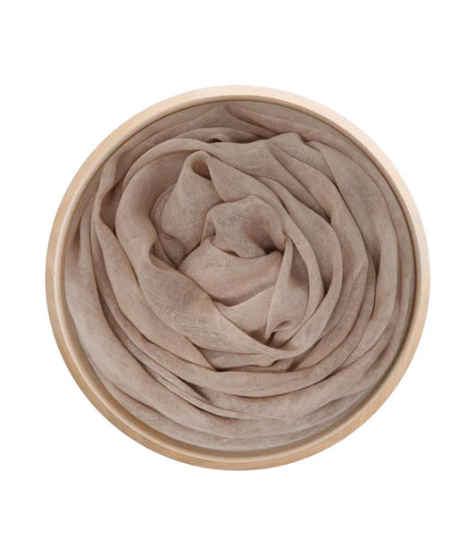 Foulard in Bambù Tinta Unita LATTE E CAFFè