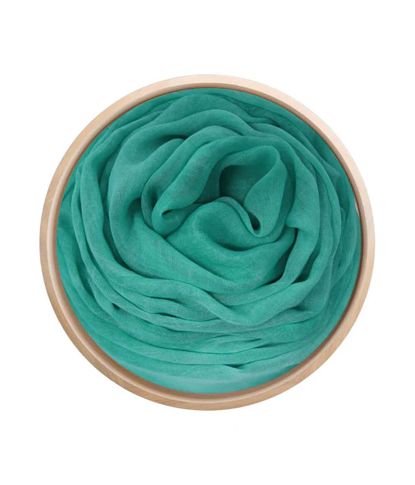 Foulard in Bambù Tinta Unita VERDE SMERALDO