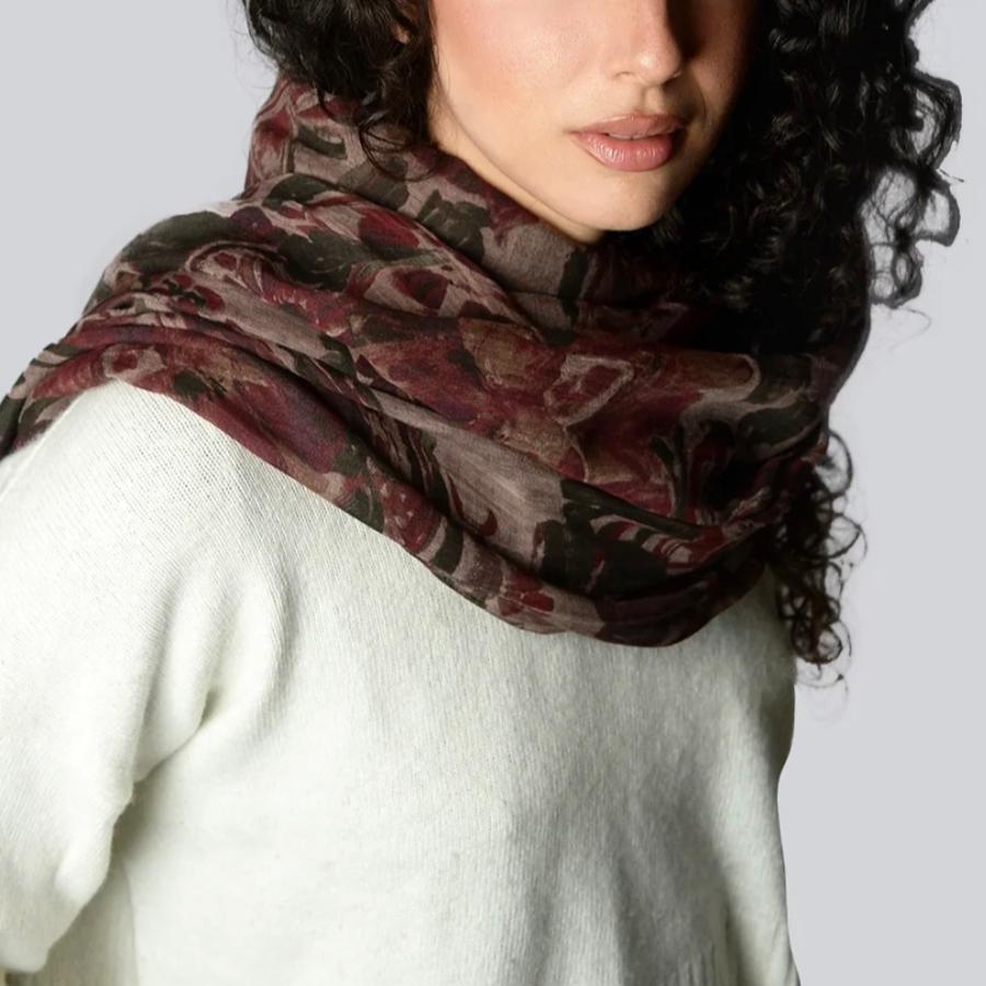 Foulard in Bambù VERONESE caffè