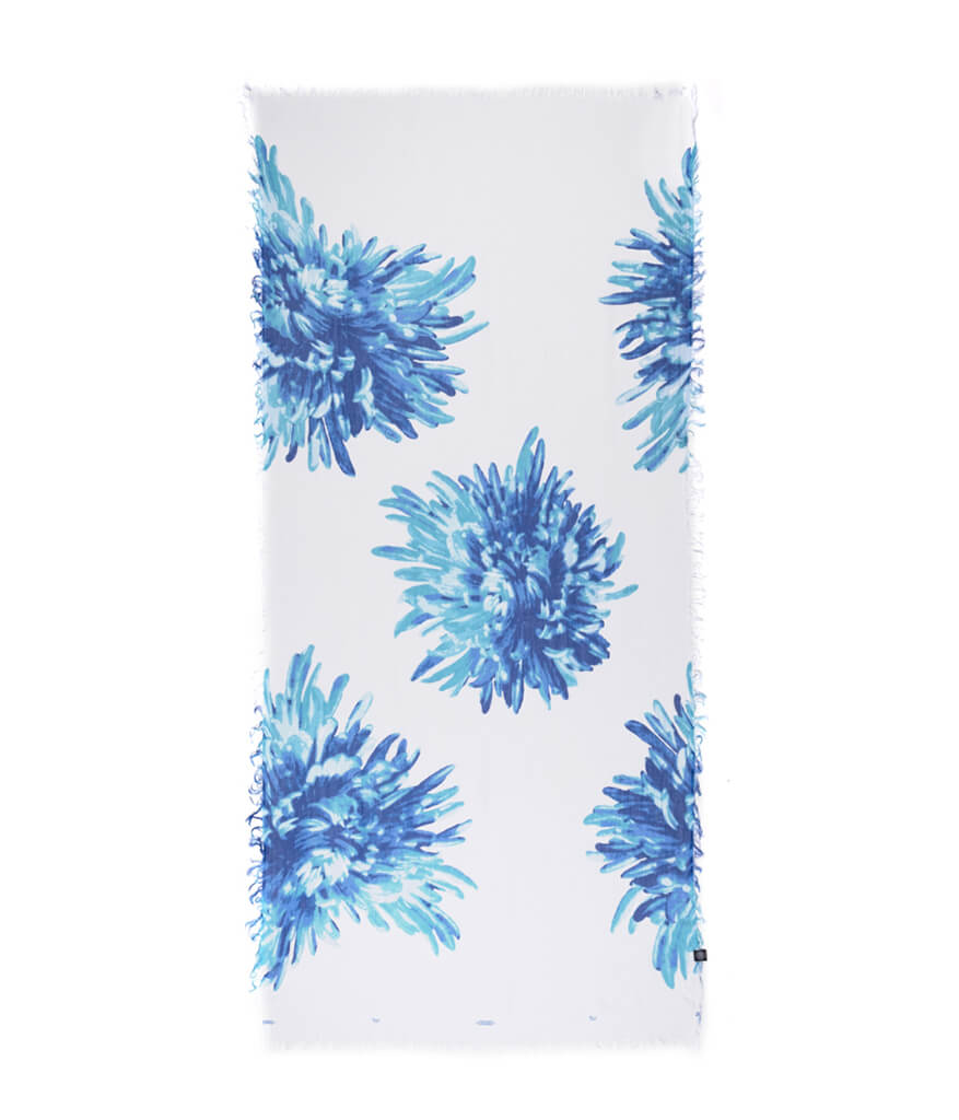 Foulard in Bambù VAN GOGH Bianco