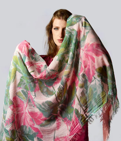 Foulard in Bambù BOLDINI rosa