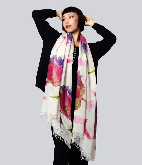 Foulard in Bambù DALì bianco