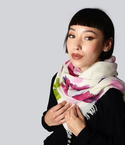 Foulard in Bambù DALì bianco