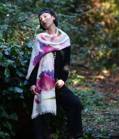 Foulard in Bambù DALì bianco