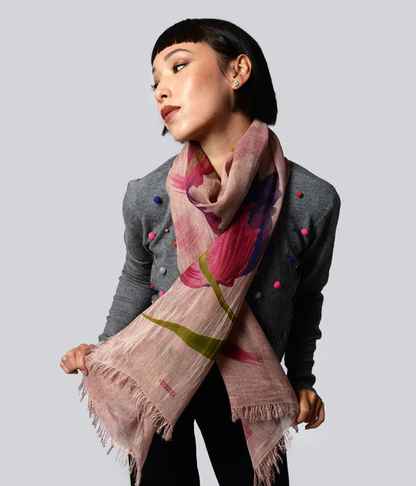 Foulard in Bambù DALì tortora