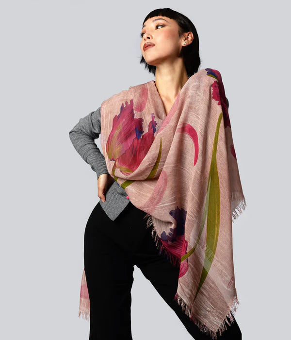 Foulard in Bambù DALì tortora