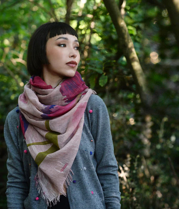 Foulard in Bambù DALì tortora