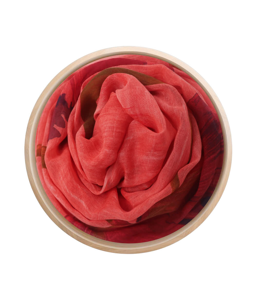Foulard in Bambù DALì rosa fragola