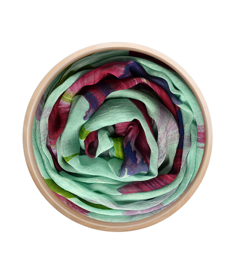 Foulard in Bambù DALì azzurro