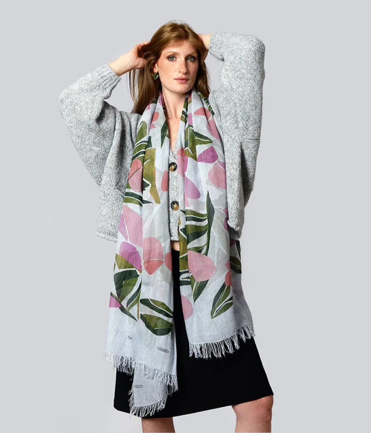 Foulard in Bambù DE LEMPICKA grigio chiaro