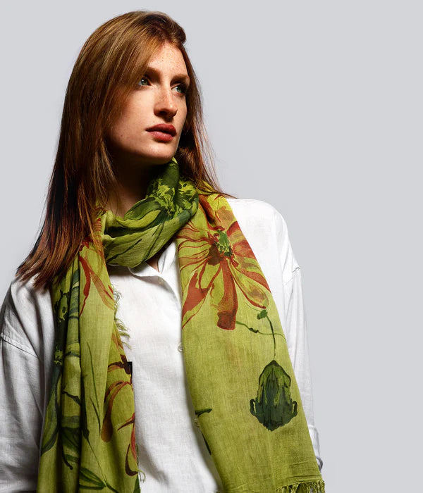 Foulard in Bambù DE NITTIS Verde Pistacchio