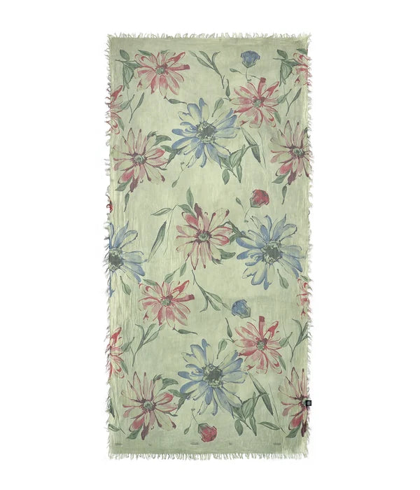 Foulard in Bambù DE NITTIS verde oliva