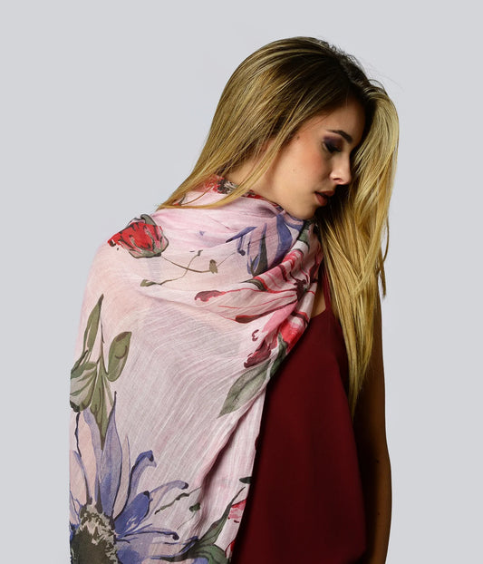 Foulard in Bambù DE NITTIS Rosa