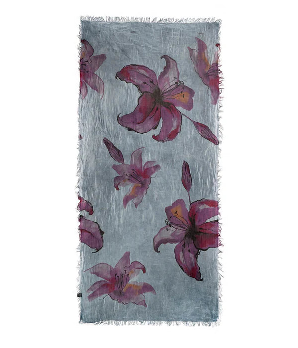 Foulard in Bambù DEGAS blu denim