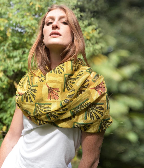 Foulard in Bambù ERTE' giallo