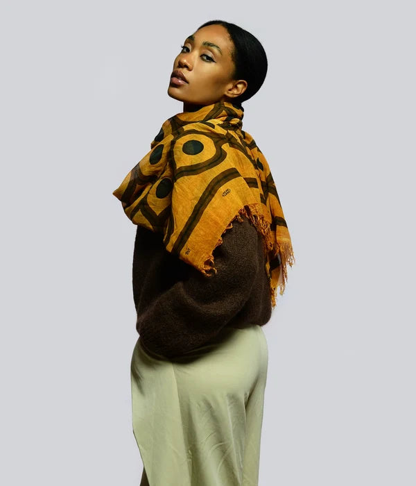 Foulard in Bambù ESCHER giallo
