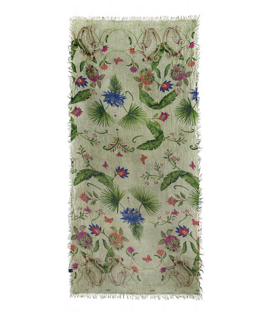 Foulard in Bambù FRIDA verde