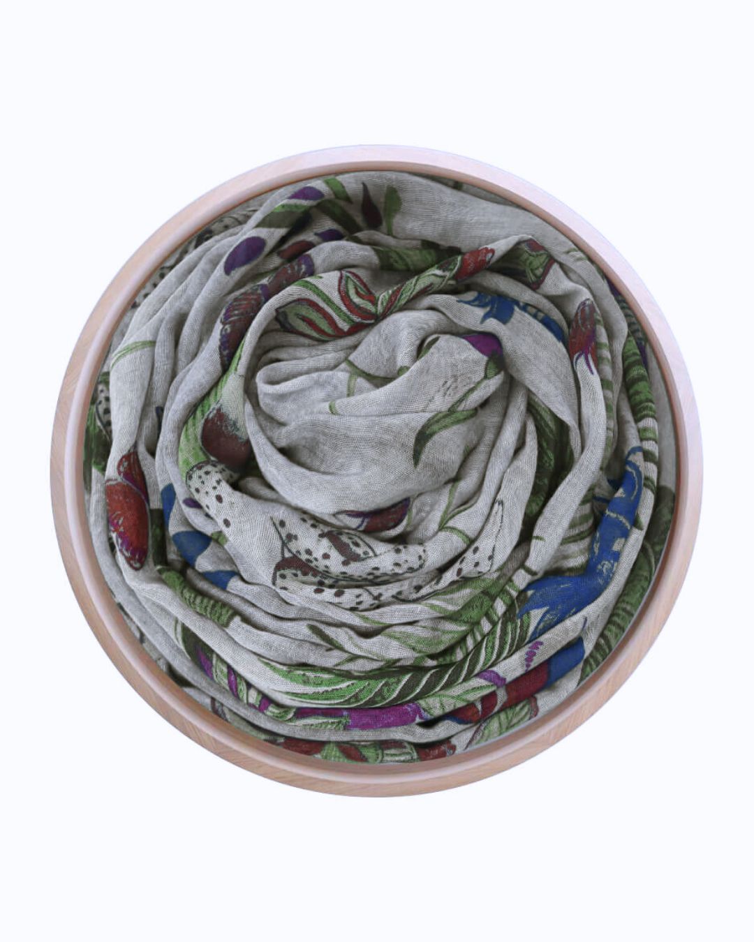 Foulard in Bambù FRIDA grigio azzurro