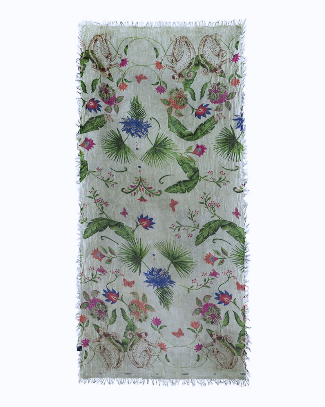 Foulard in Bambù FRIDA grigio azzurro