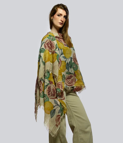 Foulard in Bambù GUTTUSO latte e caffè