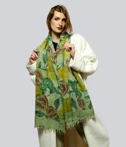 Foulard in Bambù GUTTUSO Verde oliva