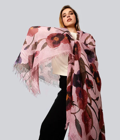 Foulard in Bambù LATOUR rosa
