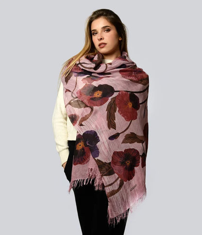 Foulard in Bambù LATOUR rosa