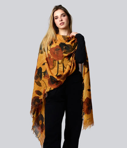 Foulard in Bambù LATOUR giallo mandarino