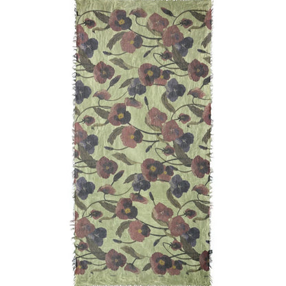 Foulard in Bambù LATOUR verde oliva