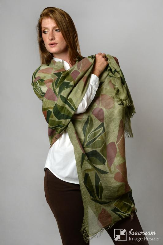 Foulard in Bambù DE LEMPICKA verde