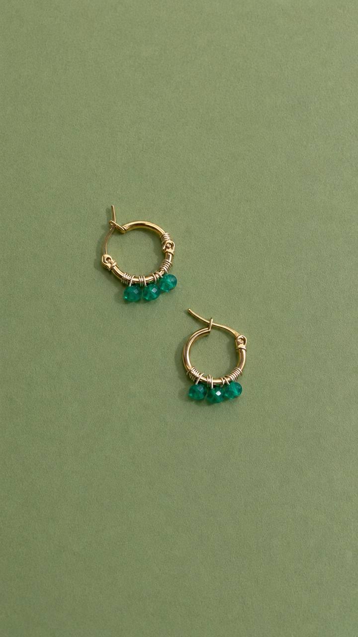 Orecchini verde Feminist like ROSALIA