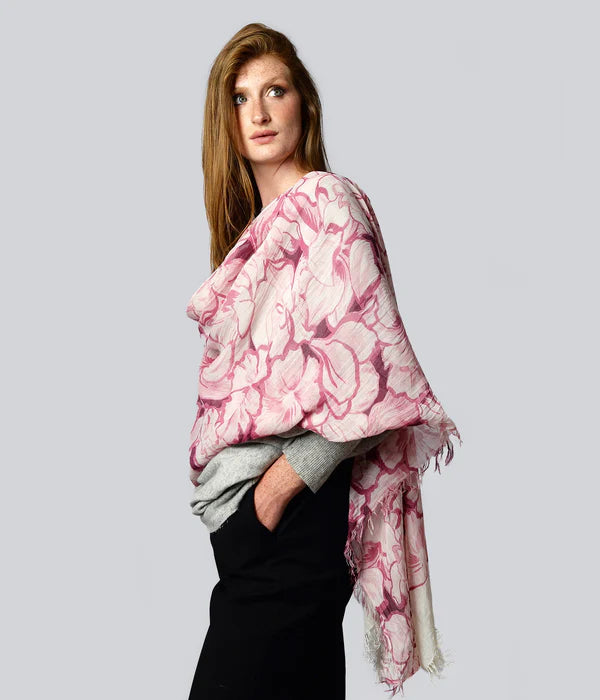 Foulard in Bambù RUBENS rosa