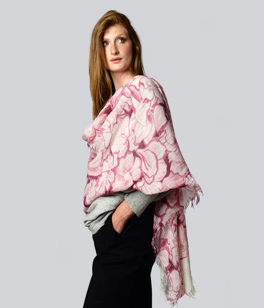 Foulard in Bambù RUBENS rosa