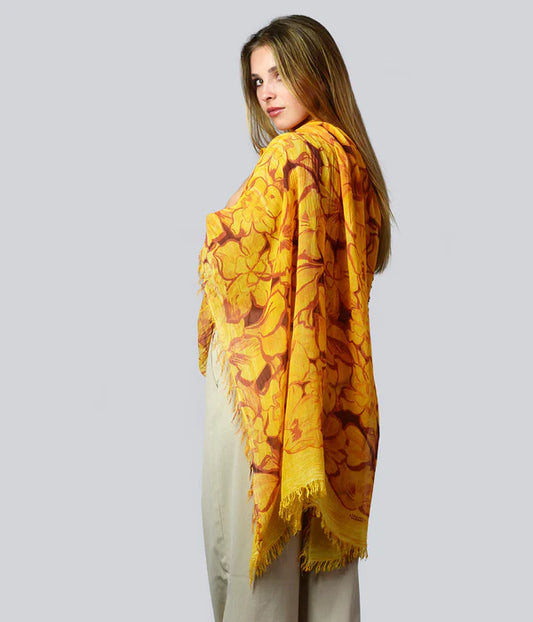 Foulard in Bambù RUBENS giallo mandarino