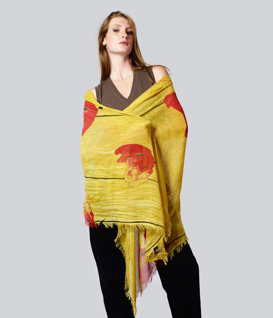 Foulard in Bambù SCHIELE ocra